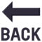 Back Arrow emoji on Emojione